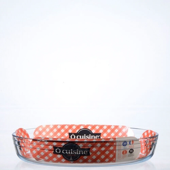 Plaque ovale réfractaire 35x24cm Arcuisine