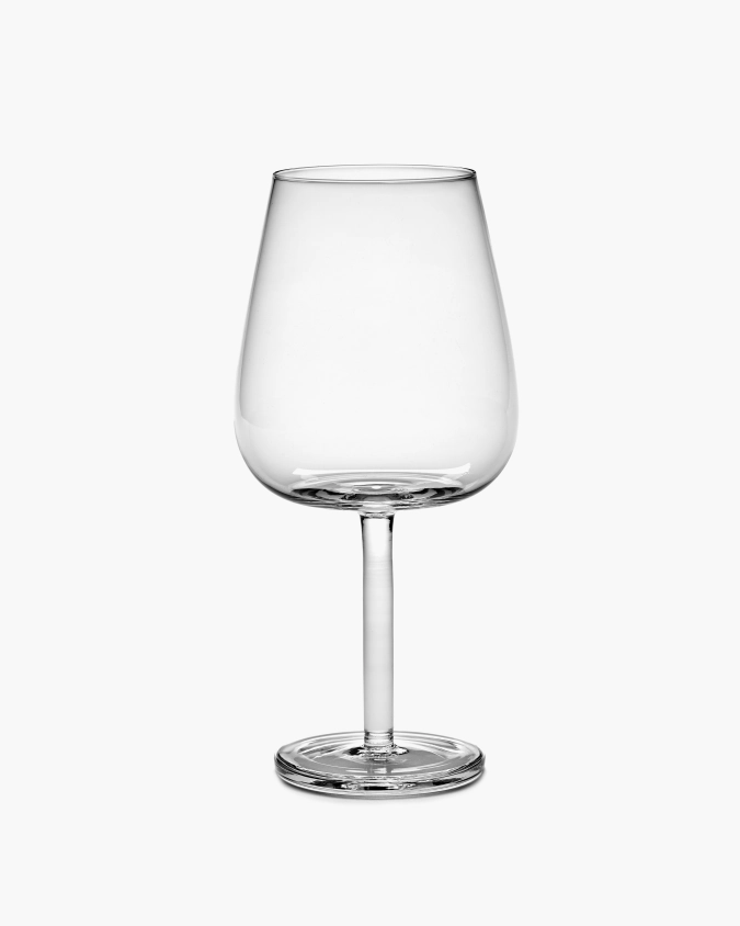 Base verre à vin rouge courbé