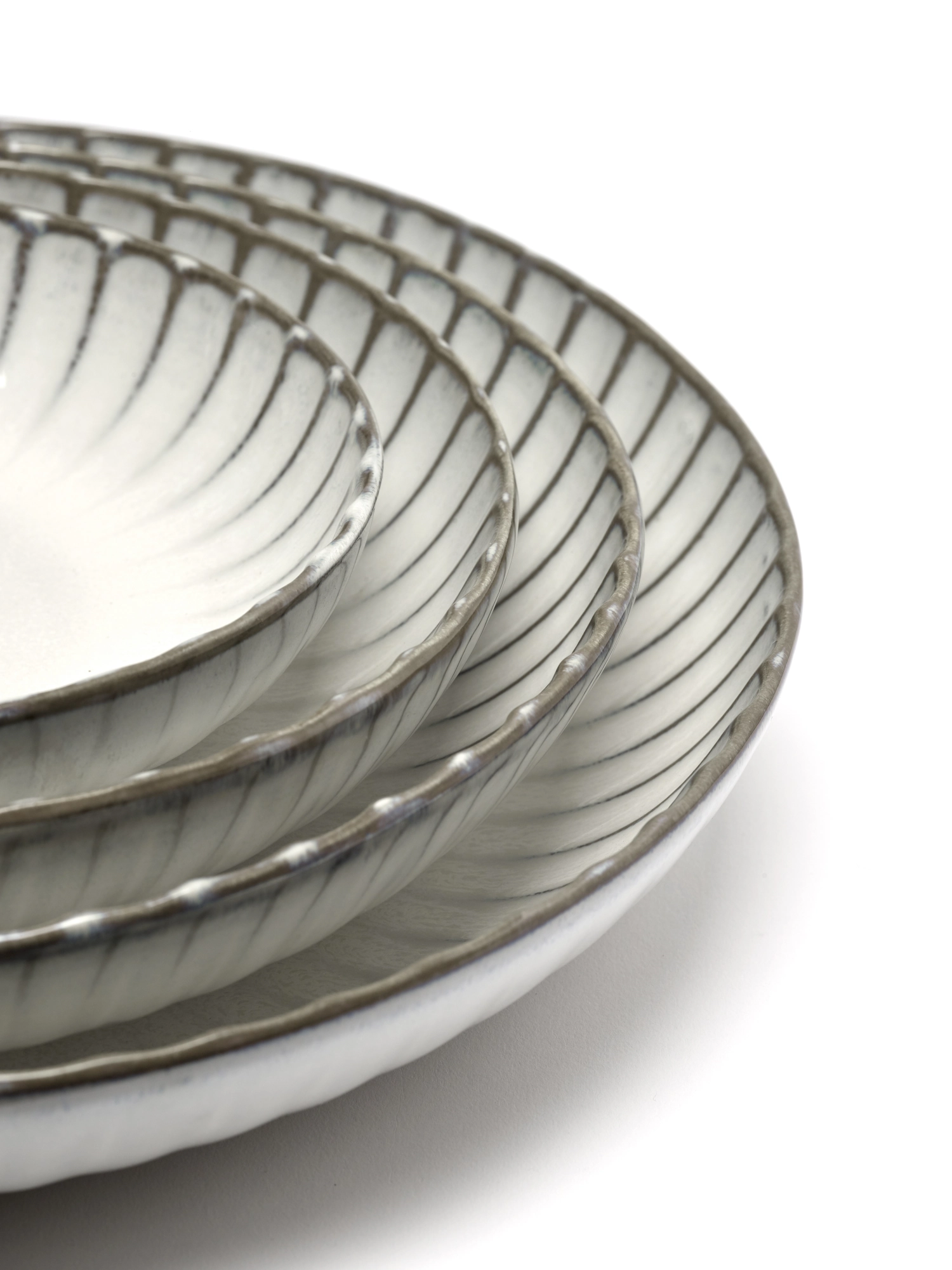 Inku Teller tief geriffelt S