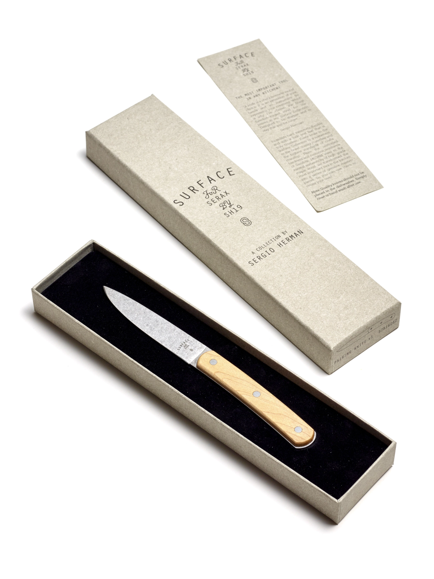 Surface couteau à éplucher