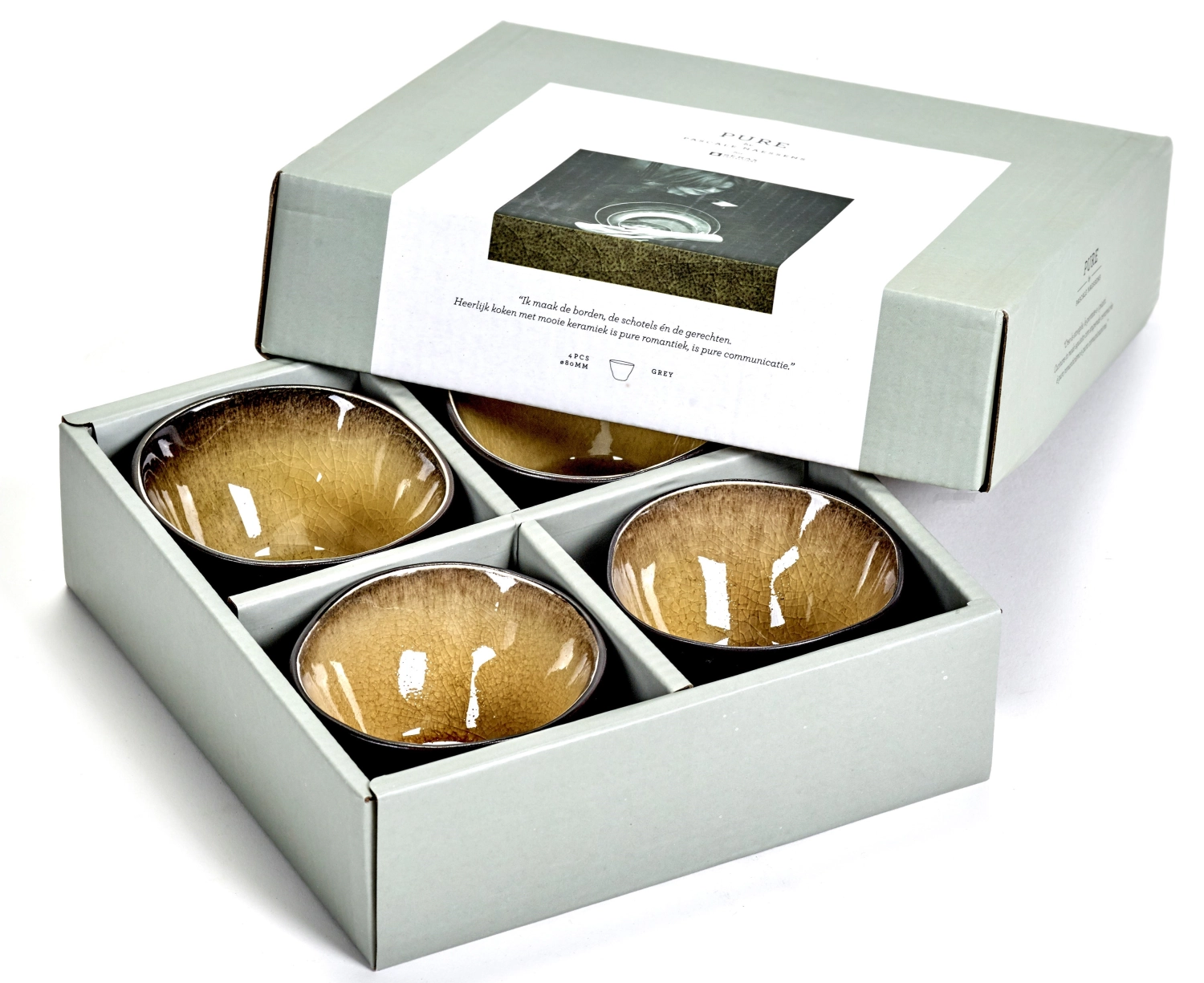 Pascale Naessens Pure Schüssel S D7.5 H4.5 cm 6.6cl Green