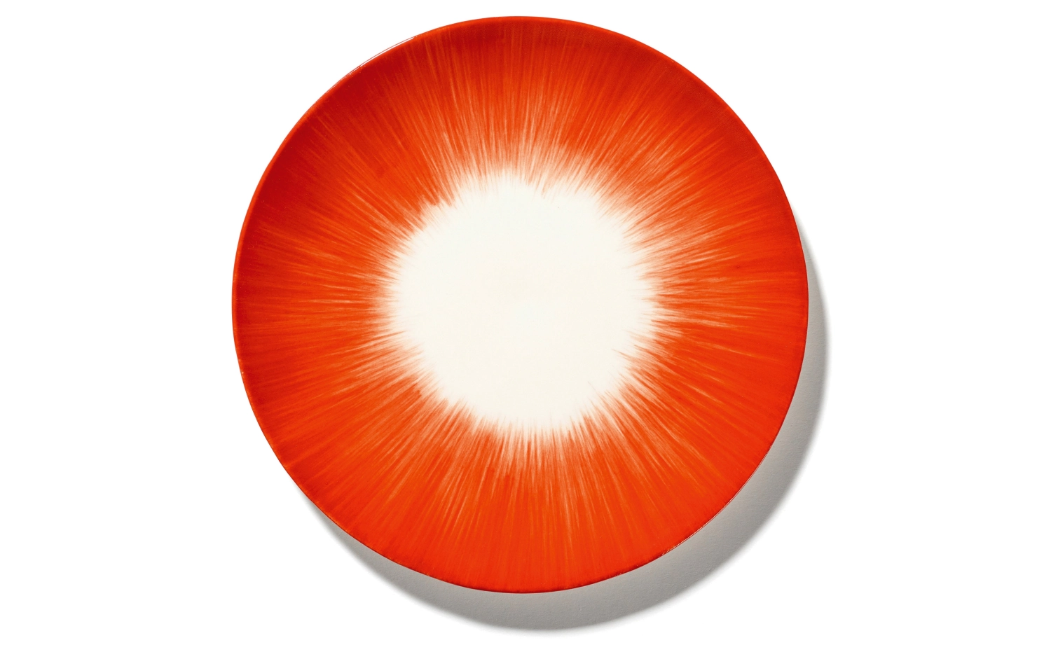 Ann Demeulemeester De Teller D17,5 cm Dé Off-White Red Var 5