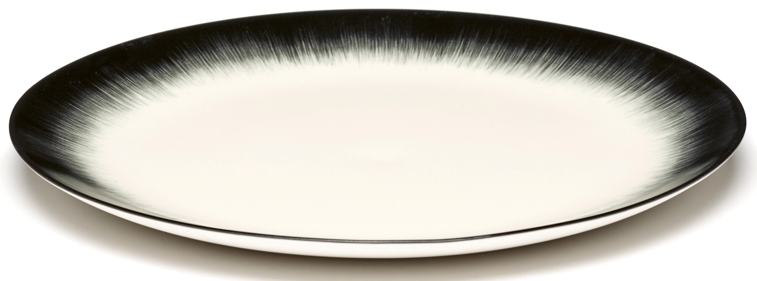 Ann Demeulemeester De Teller D28 cm Dé Off-White Black Var 4