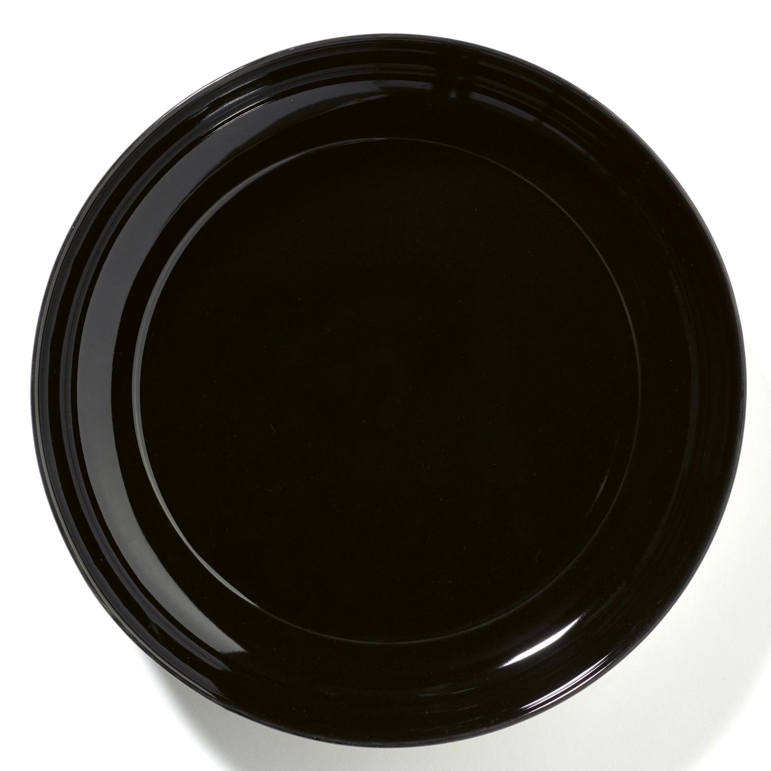 Ann Demeulem. De Assiette haute D24 cm Dé Off-White Black Va