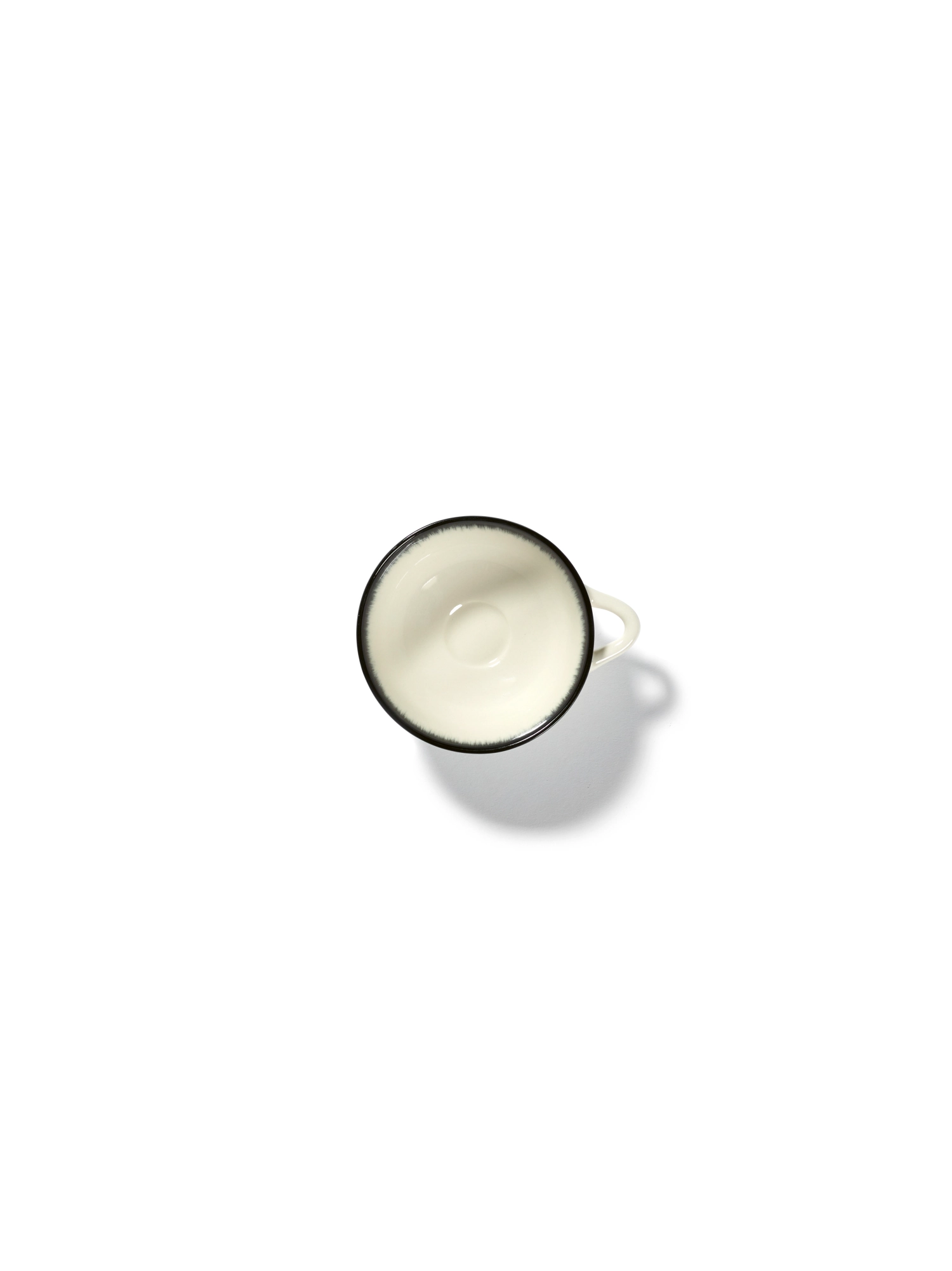 Ann Demeulem. De Tasse à espresso 8 Cl Dé Off-White Black Va