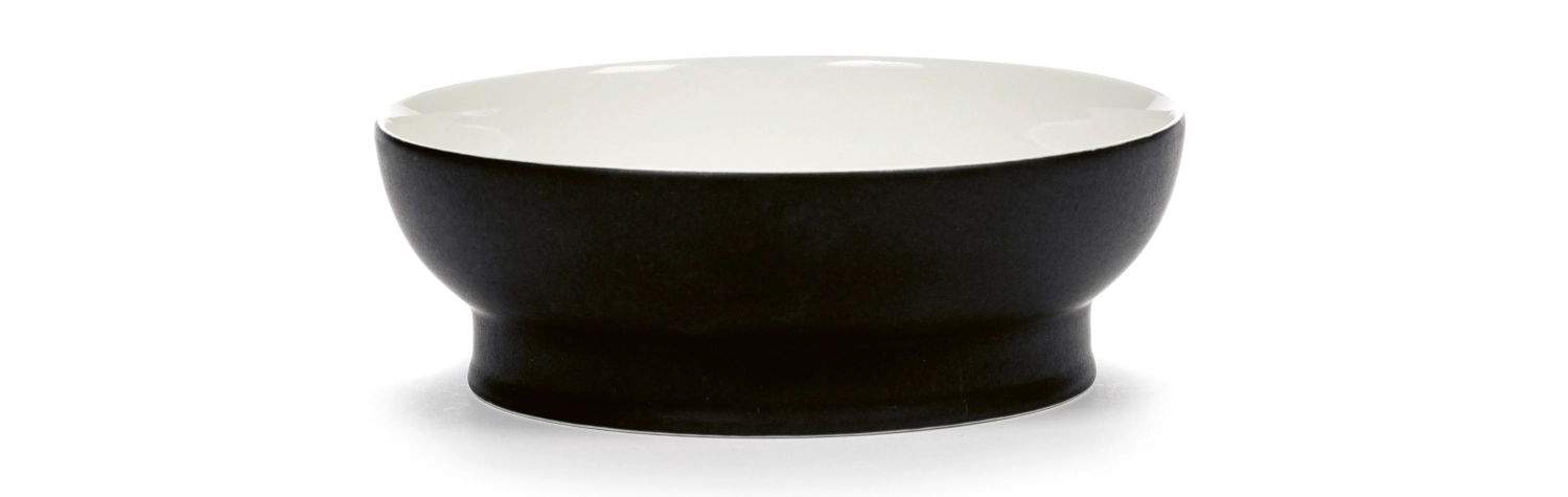 Ann Demeulemeester Schüssel D16cm Ra Black/Off-White