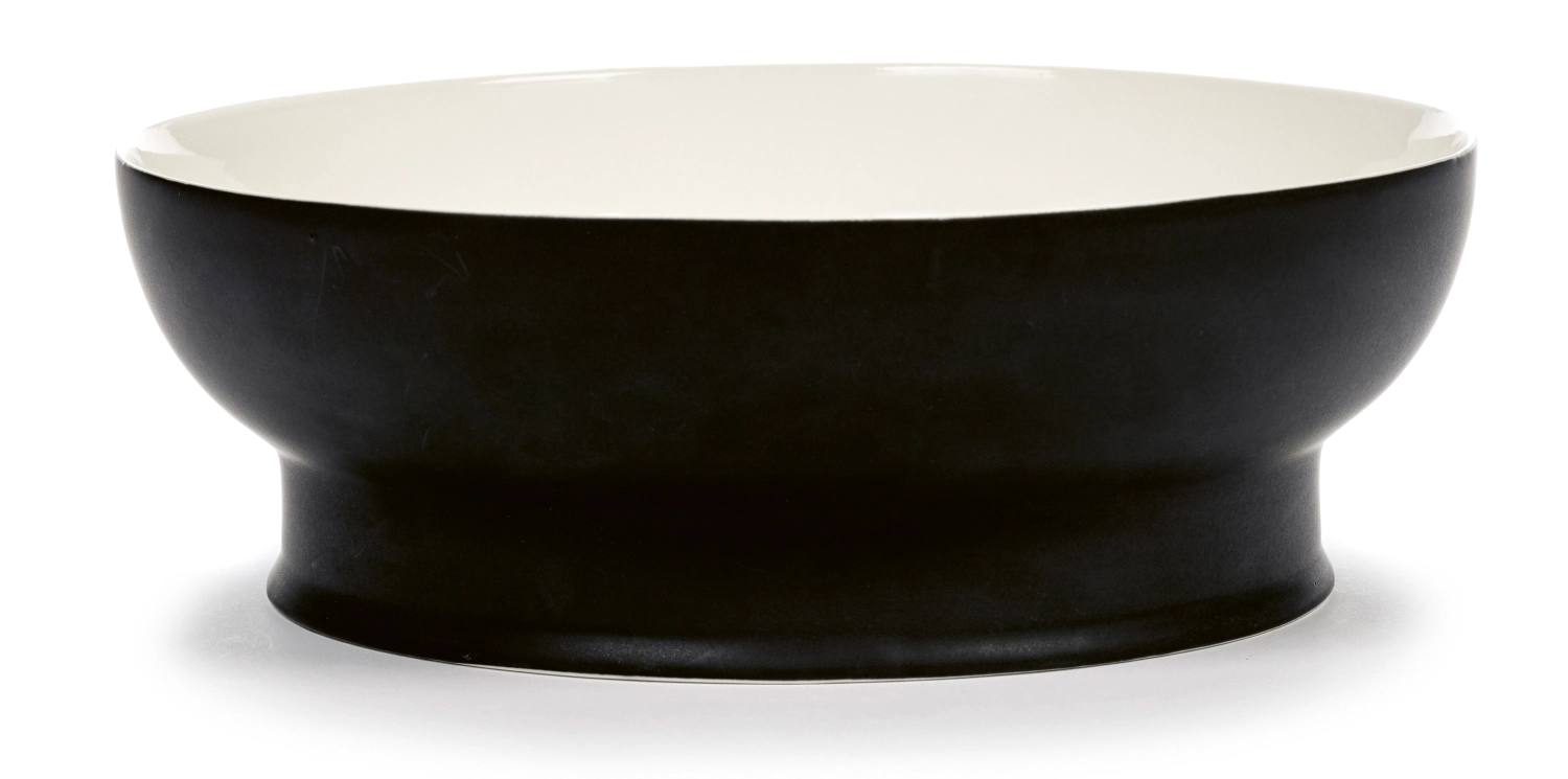 Ann Demeulemeester Schüssel D28cm Ra Black/Off-White
