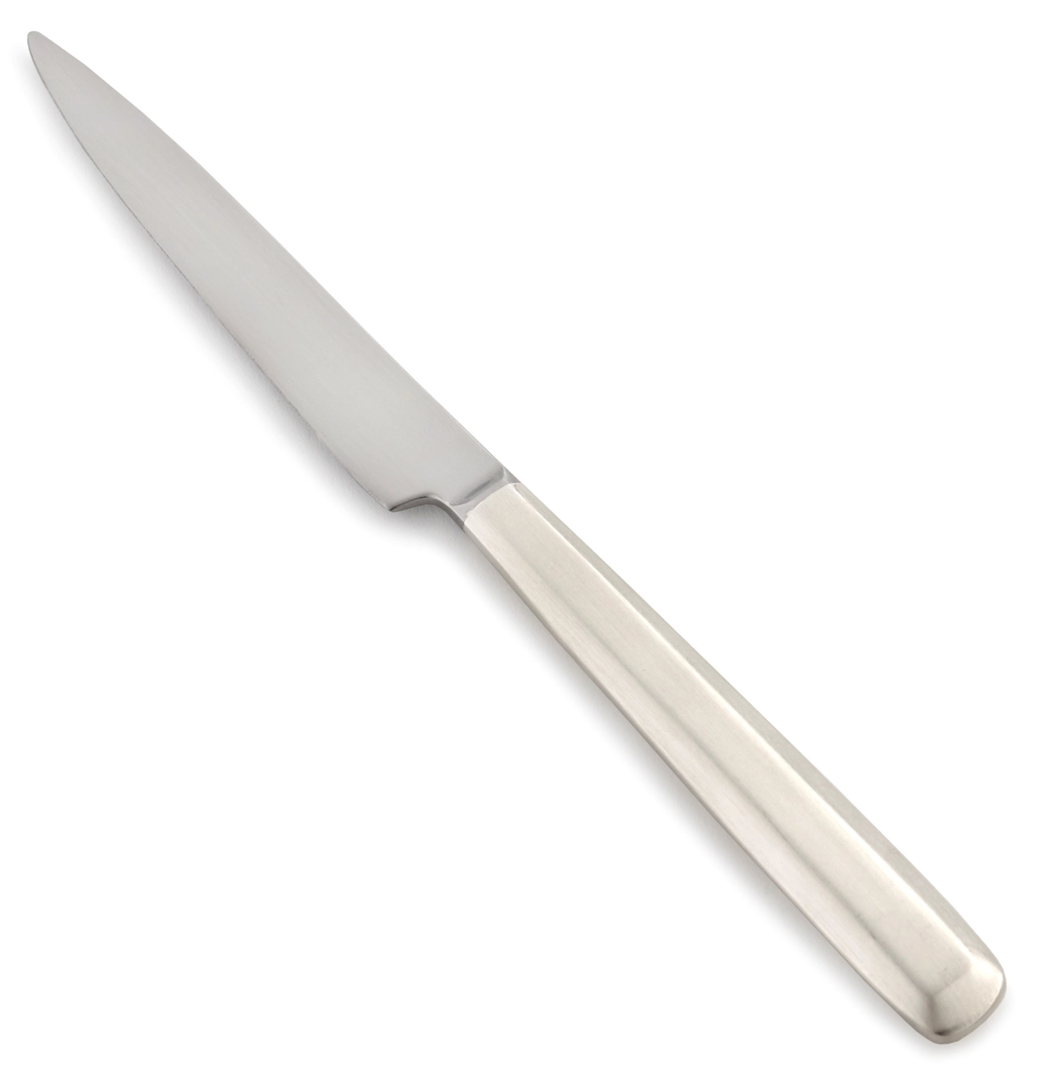 Ann Demeulem. Couteau à dessert 20.5X1.59cm Zoë Silver Plate