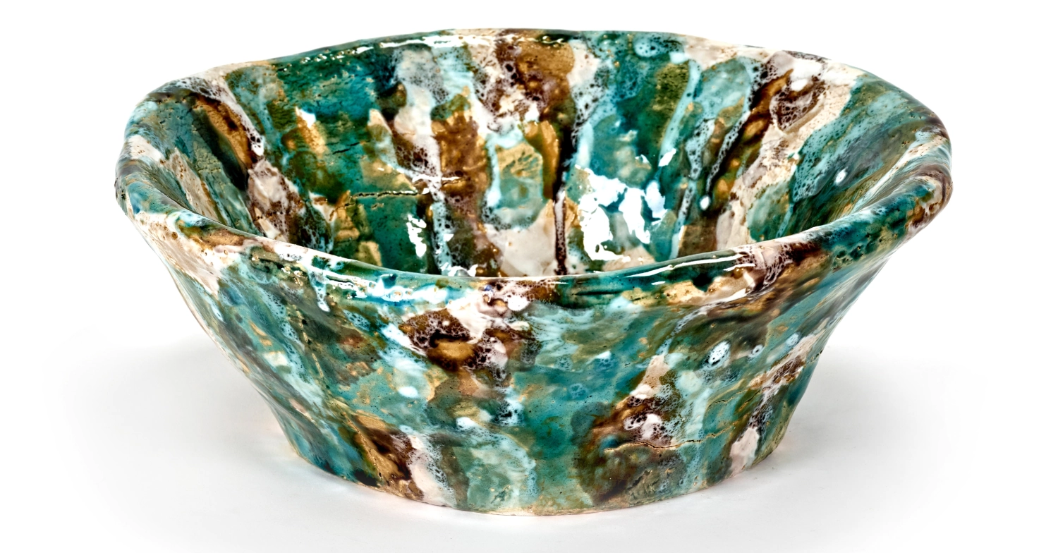 B. Silva Carnet De Voyages Schüssel Sienna Chaud D31.5 H12cm