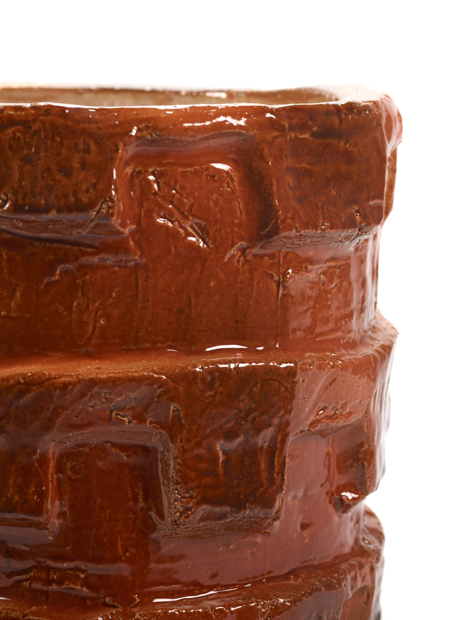 Bela Silva Look At Me Blumentopf D33 H27.5 cm Orange