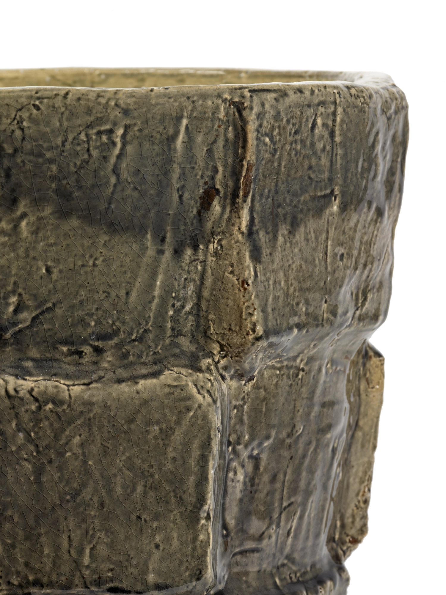 Bela Silva Look At Me Blumentopf D42.5 H42 cm Dark Gray