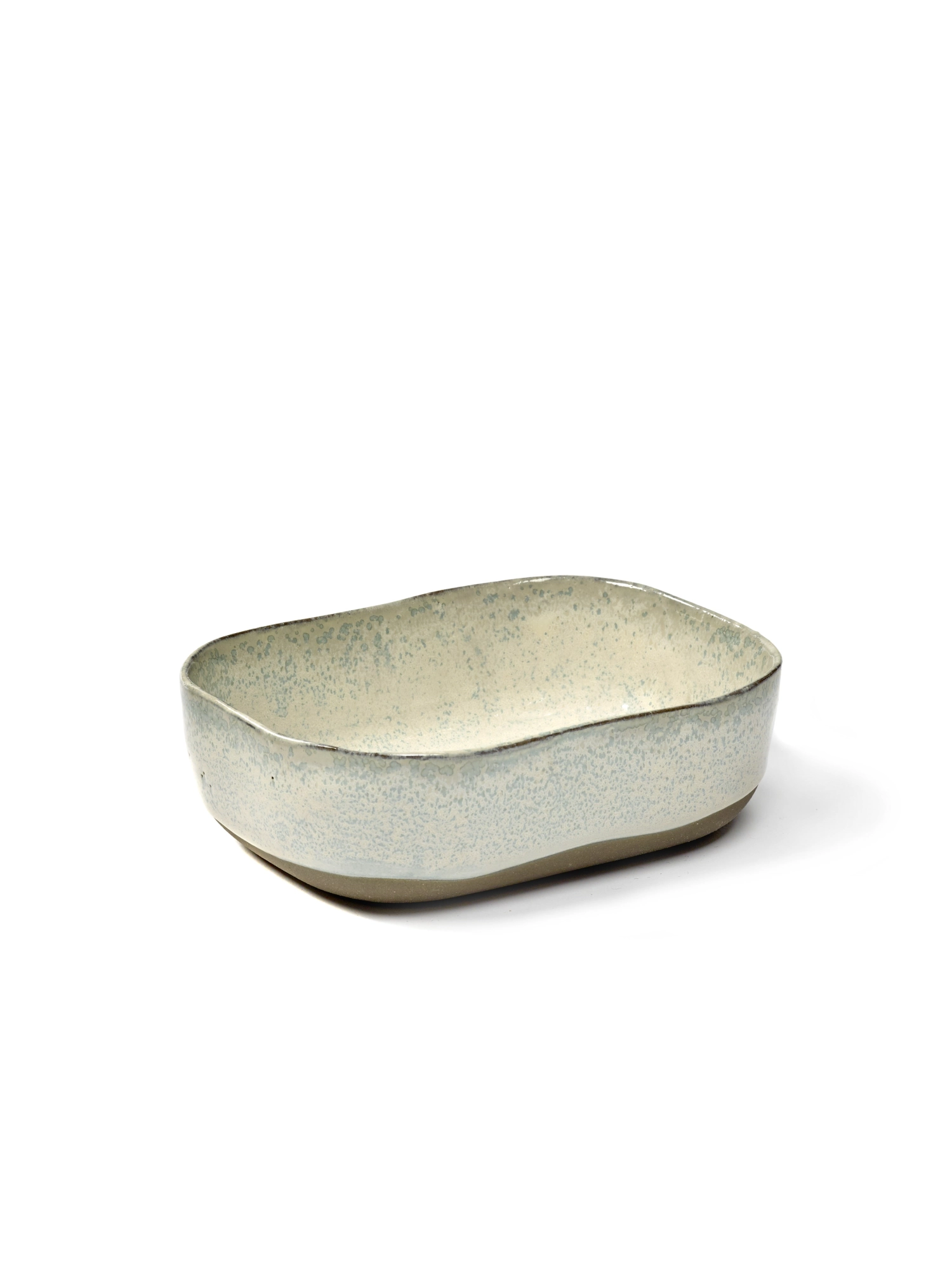 M. La Nou. Table Assiette creuse N°6 14.5X10.5X4.5cm Off Whi