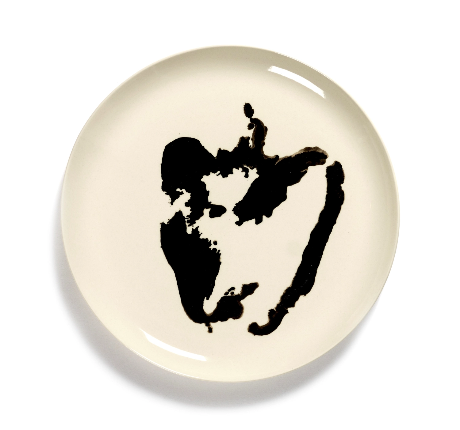 Ottolenghi Feast Teller 26.5x26.5x2cm White Pepper Black