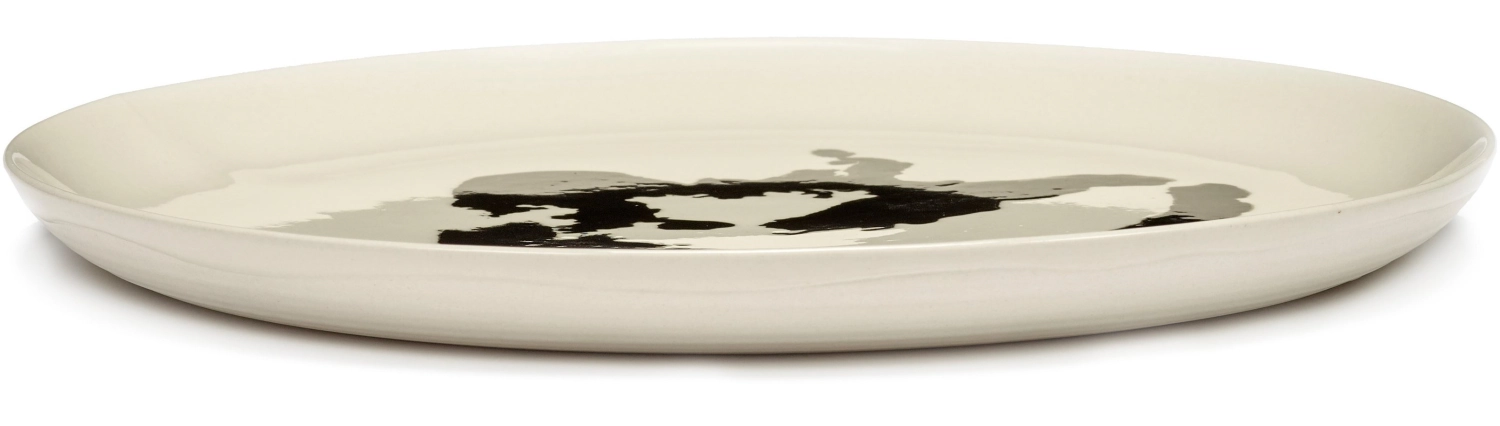 Ottolenghi Feast Teller 26.5x26.5x2cm White Pepper Black