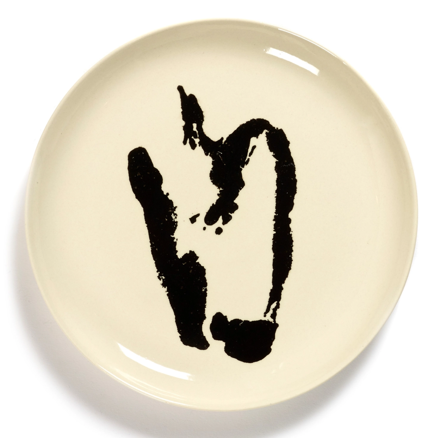 Otto. Feast Teller 22.5x22.5x2cm White Pepper Black