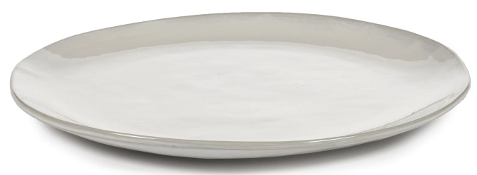 La Mère Servierplatte D30.5 H2.5 cm Off White