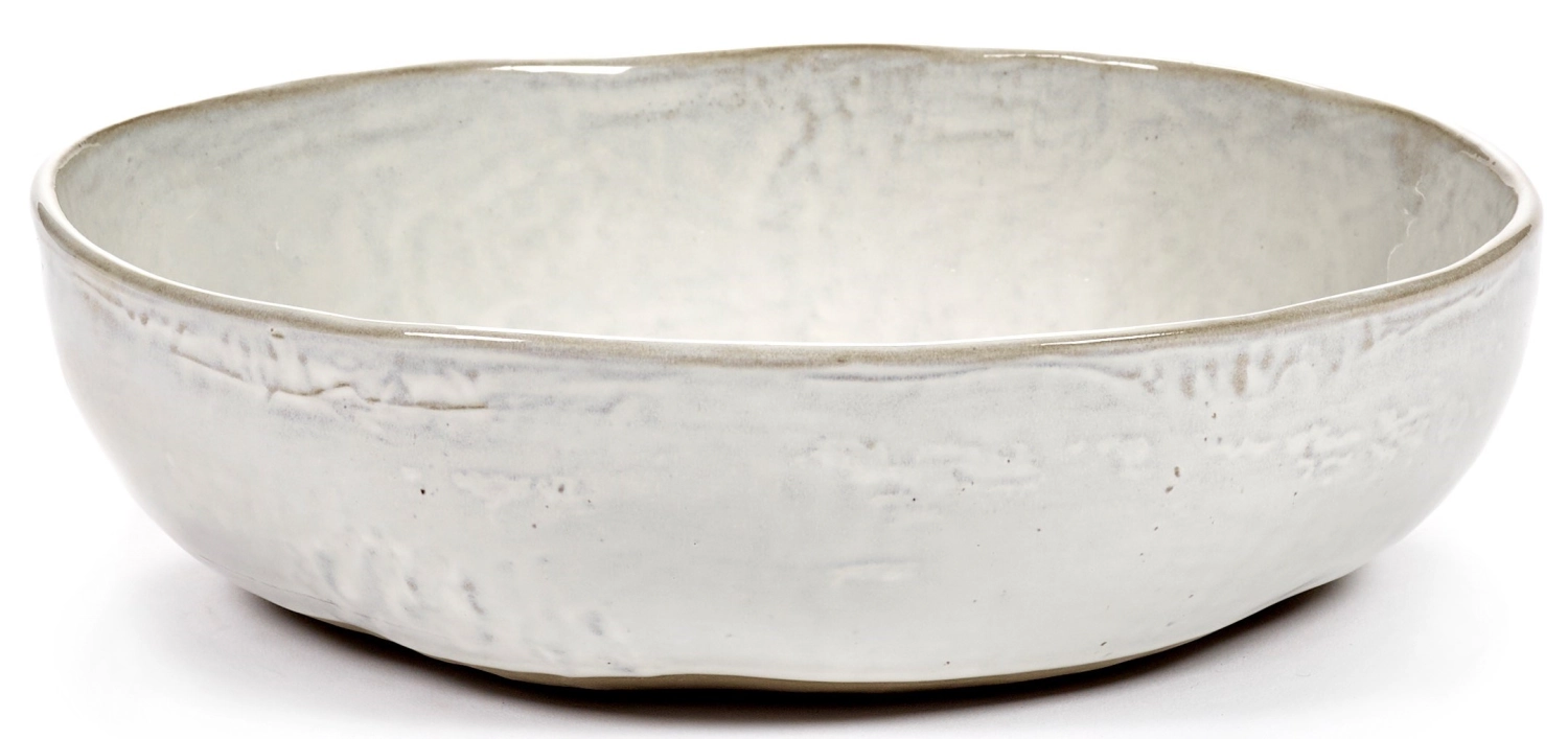 La Mère Plat L D22 H6 cm Off White