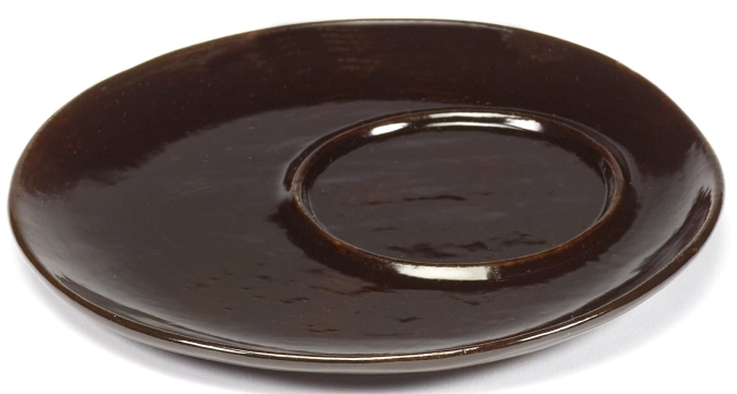 La Mère Soucoupe à café D14.5 H1.5 cm Ebony