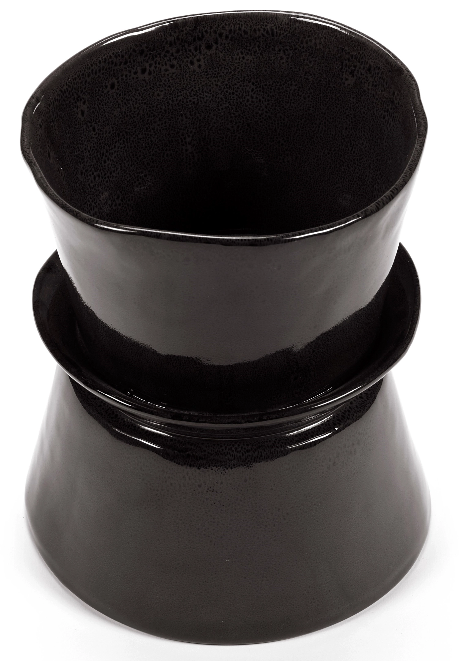 La Mère Vase/Servierschale D19 H22 cm Ebony