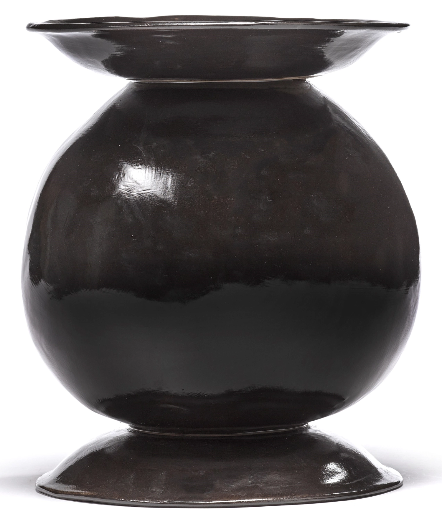 La Mère Vase D20 H24.5 cm Ebony