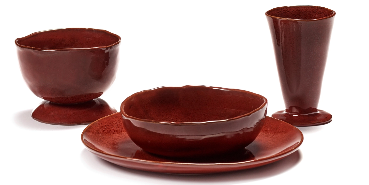 La Mère Assiette L D25 H2.5 cm Venetian Red