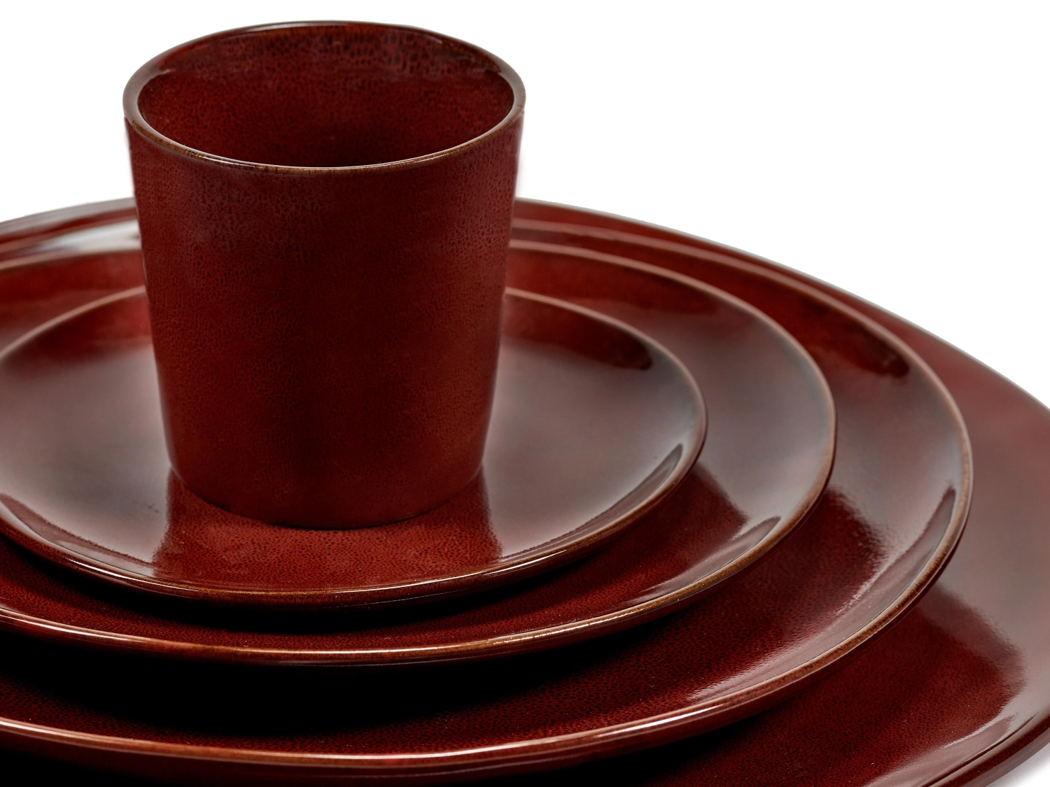 La Mère Assiette L D25 H2.5 cm Venetian Red