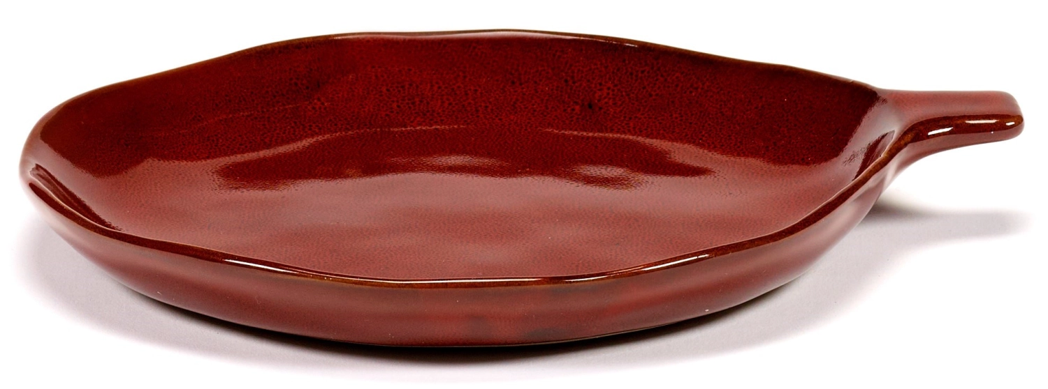 La Mère Teller mit Griff 20x17x2 cm Venetian Red
