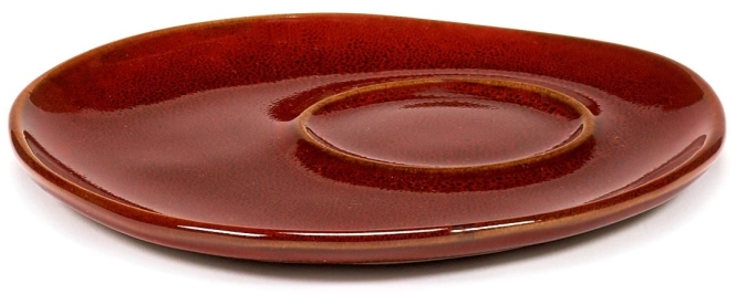 La Mère Espresso Untertasse D11 H1 cm Venetian Red