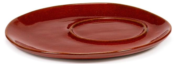 La Mère Kaffee Unterasse D14.5 H1.5 cm Venetian Red
