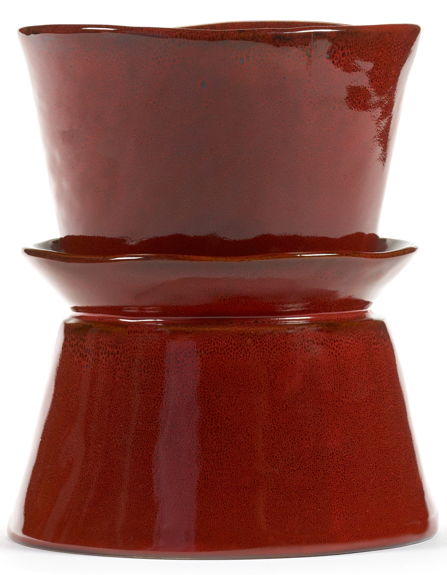 La Mère Vase/Servière D19 H22 cm Venetian Red