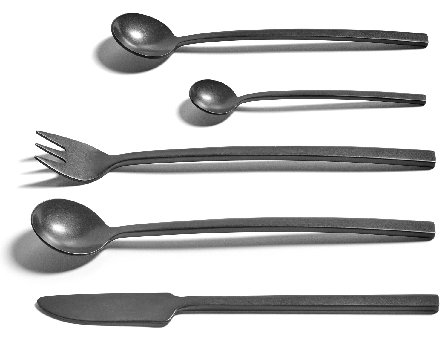 La Mère couteau de table 22x2.3 cm Black Stonewashed