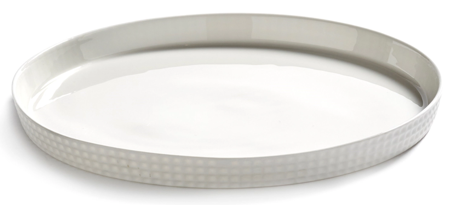 Nido Assiette bord haut S D12 H1.5 cm White