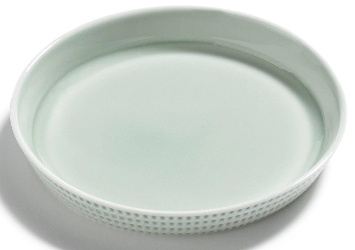 Nido Assiette à bord haut XS D10 H1.4 cm Green