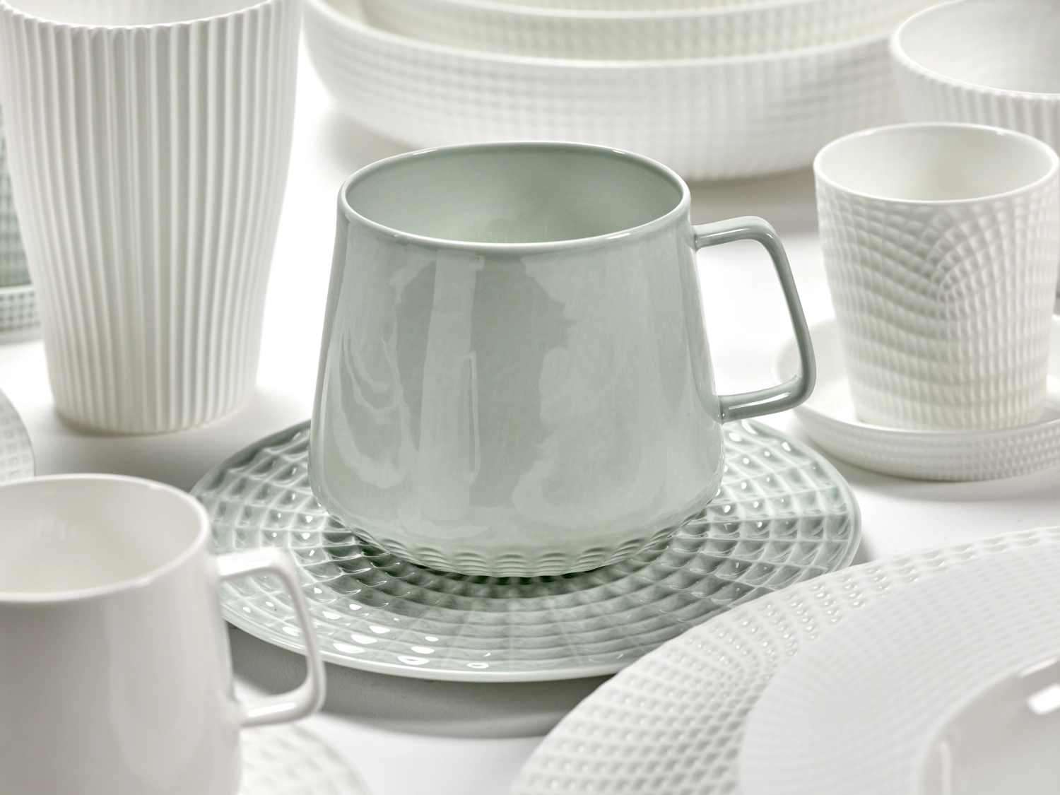 Nido Cappuccinotasse 10.4x8.5x7.5 cm Green