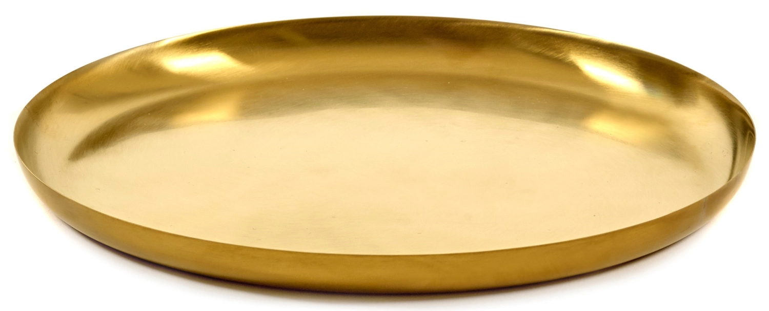 Bea Mombaers Servierschale S D22 H1.8 cm gold