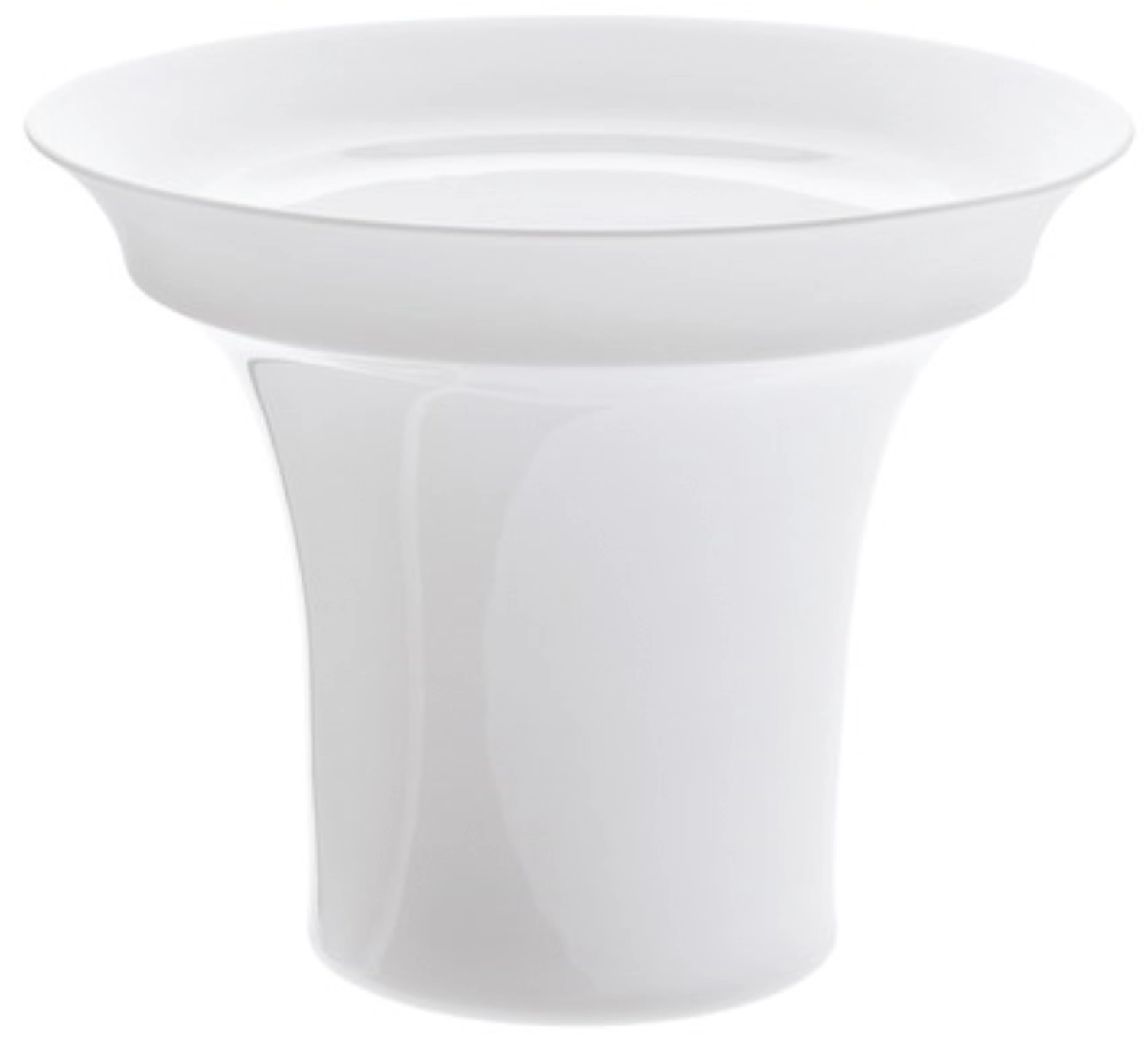 Velvet Coupe à pied plate, grande