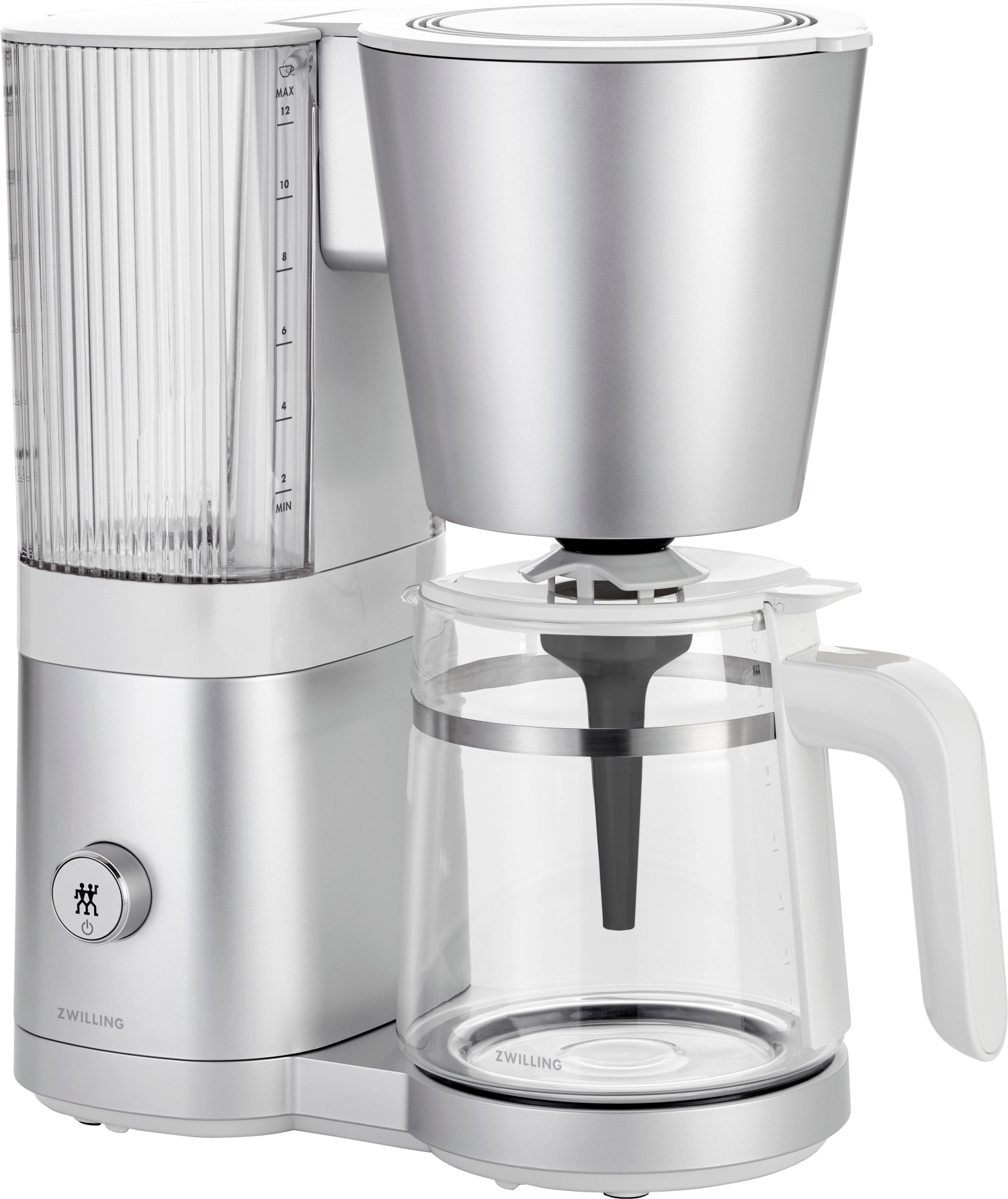 Enfinigy cafetière filtre argent 1.5l