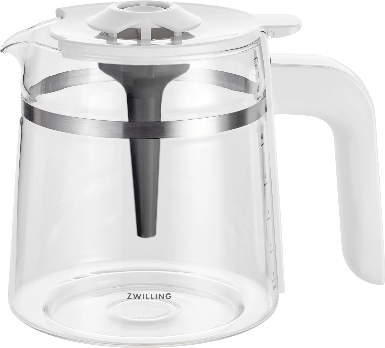 Enfinigy cafetière filtre argent 1.5l