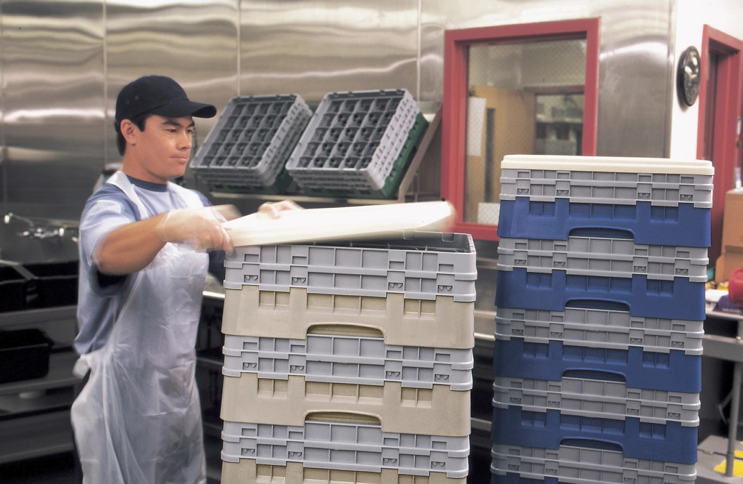 Panier de base Camrack a. 2 extenseurs Beige