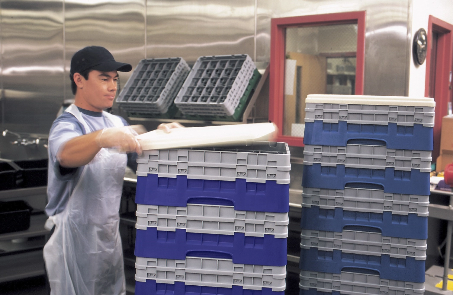 Panier de base Camrack a. 2 extenseurs bleu marine