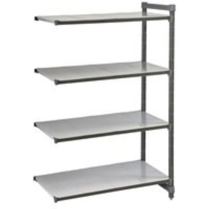 Anbaueinheit mit 4 massiven Fachböden 4S 14X42X64