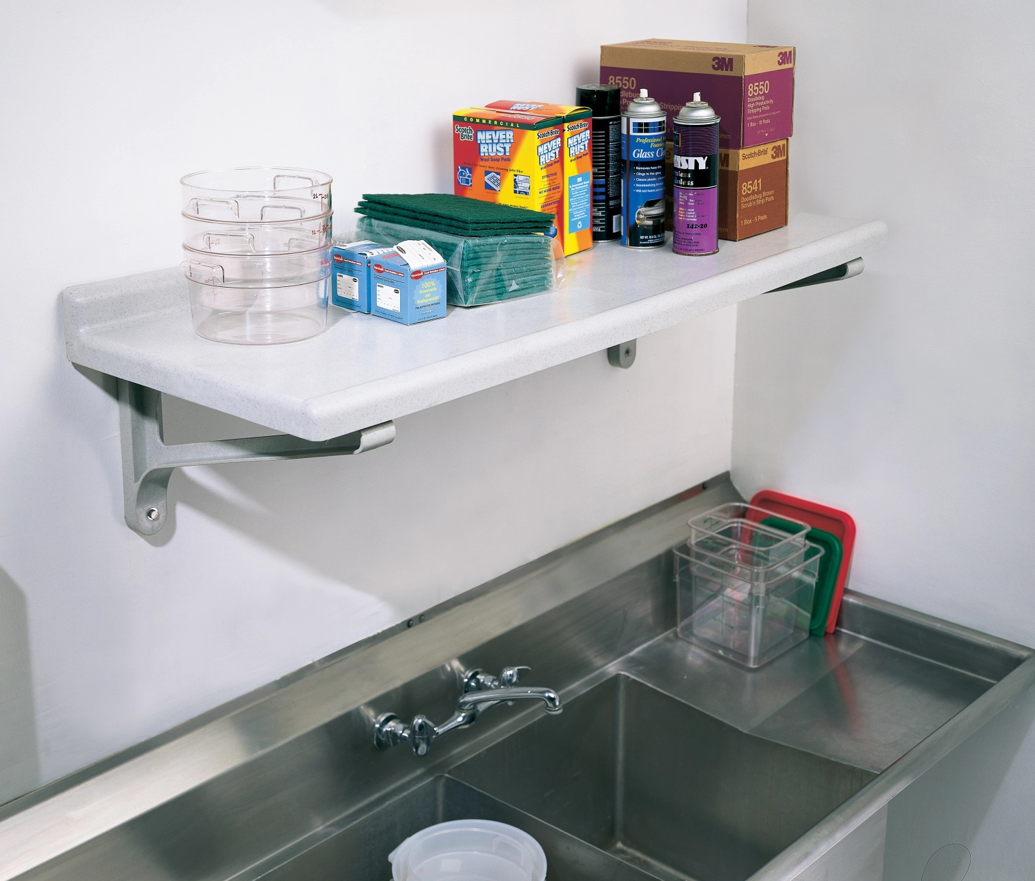 Cs Wall Shelf Kit 14X48S-Spkgy