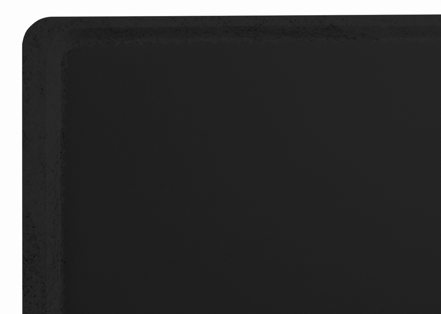 Tablett GL 26.5x32.5cm GN 1/2 Schwarz Rutschfest