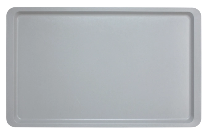 Plateau Versa lisse 32.5x26.5cm gris clair