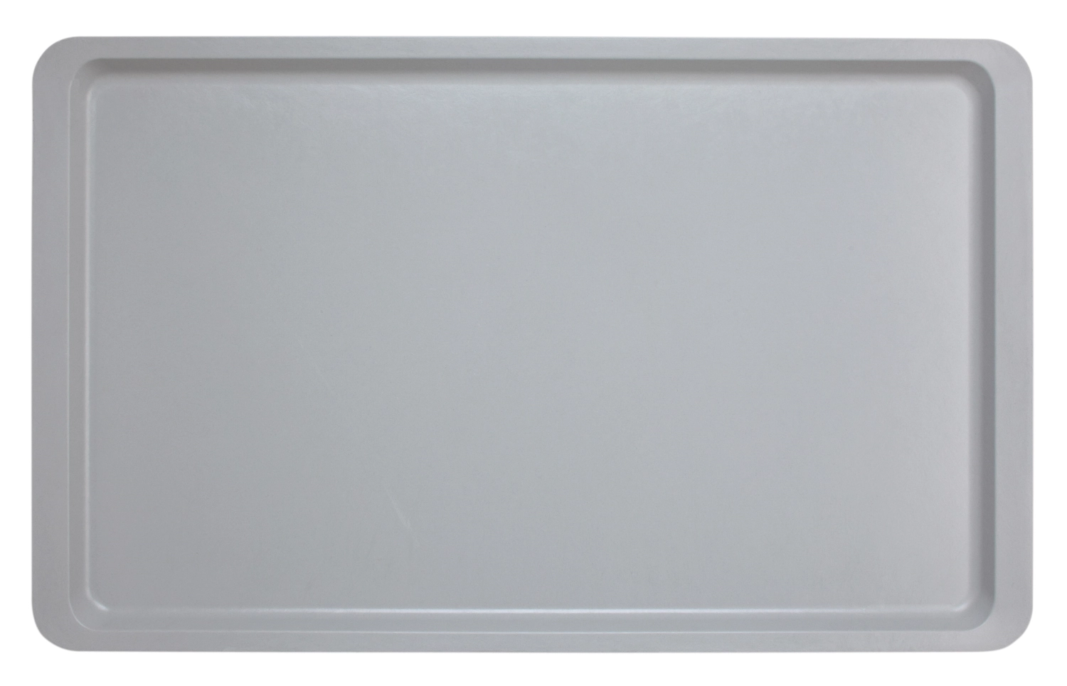 Plateau Versa lisse 53x32.5cm Gris clair