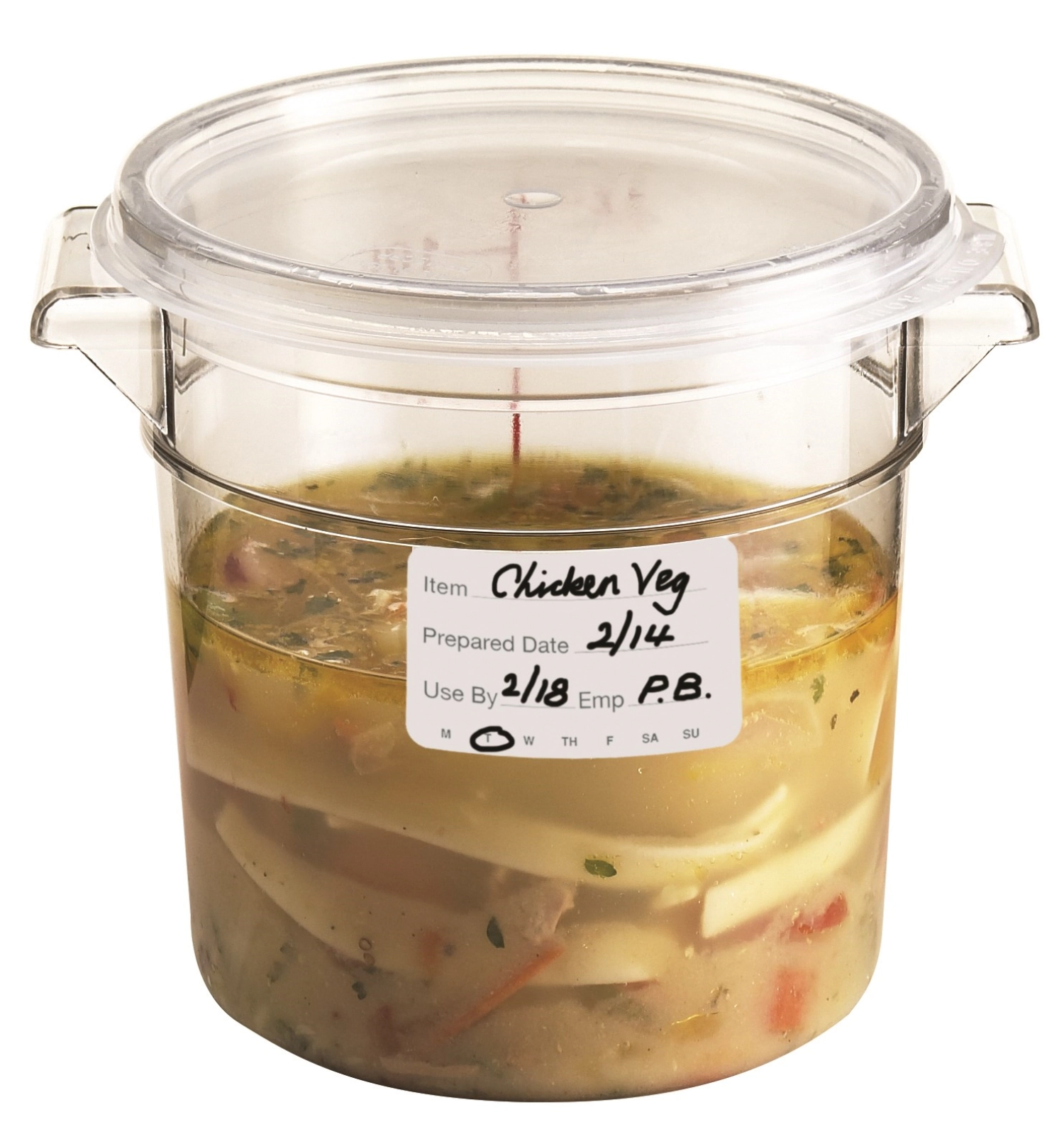 Couvercle p. Récipient Rond 0,