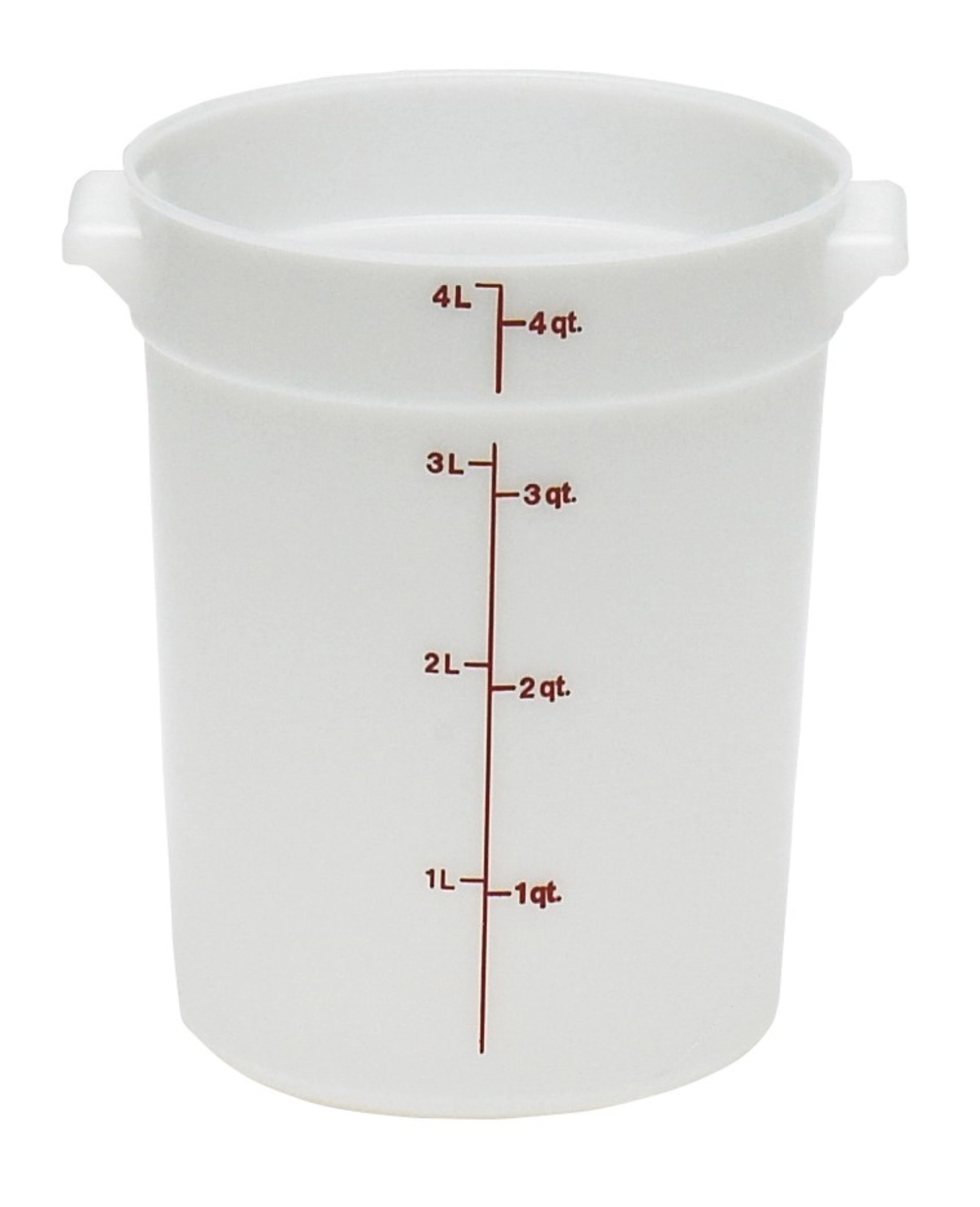 Behälter Rund 3,8 Liter Weiss