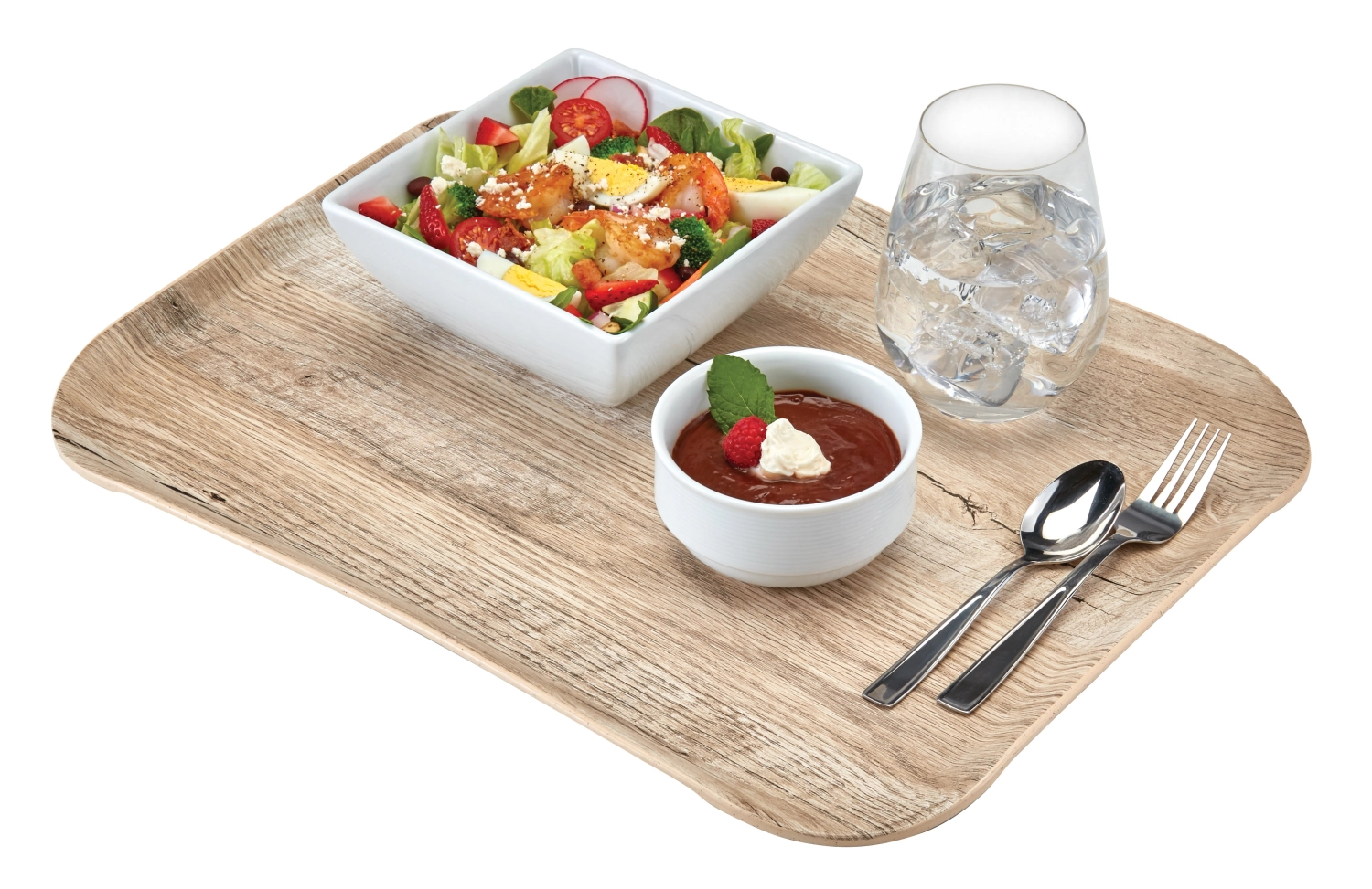 Versa Century Holzoptik Tablett 33x43cm Helle Eiche