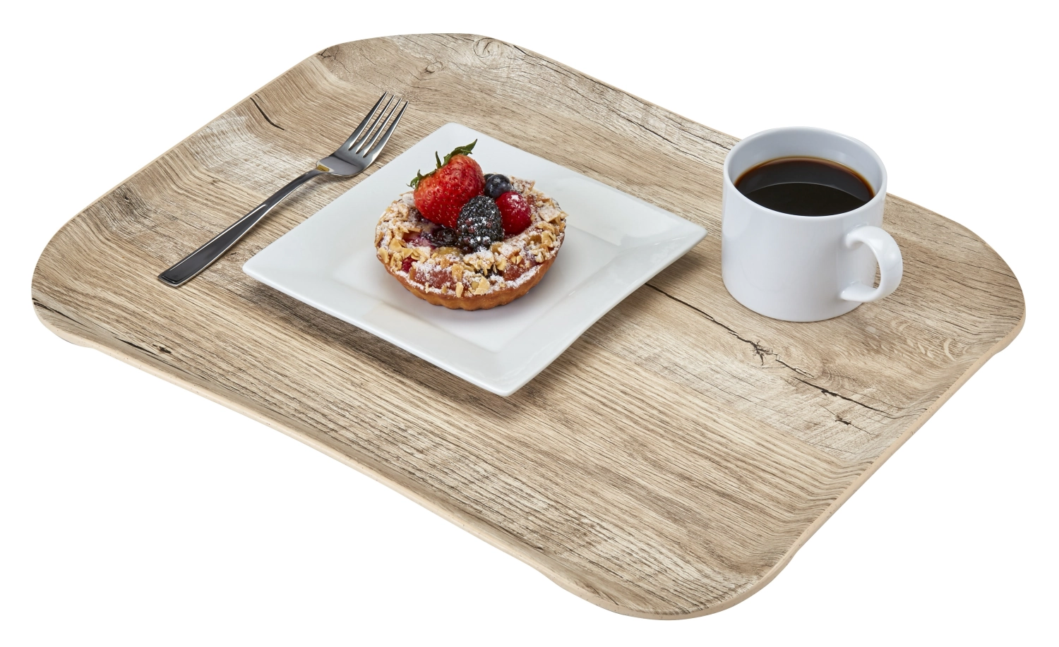 Versa Century Holzoptik Tablett 33x43cm Helle Eiche