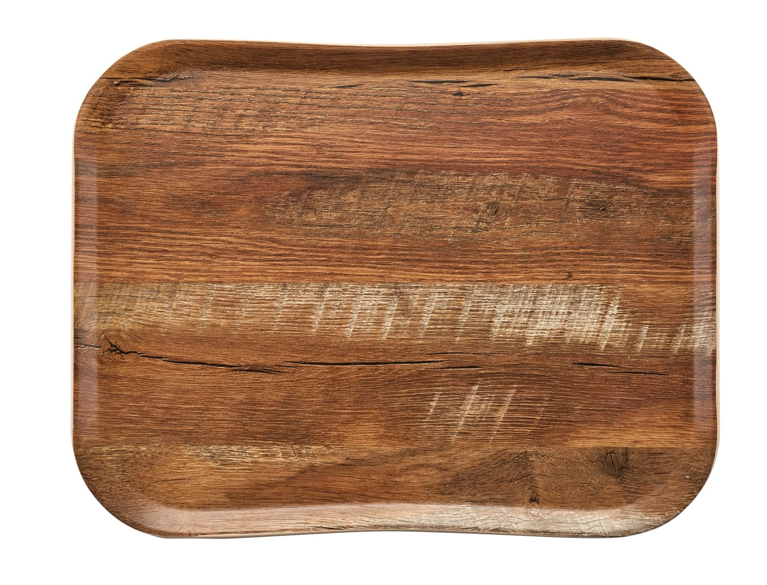 Versa Century Tablett 33x43cm Braun Eiche